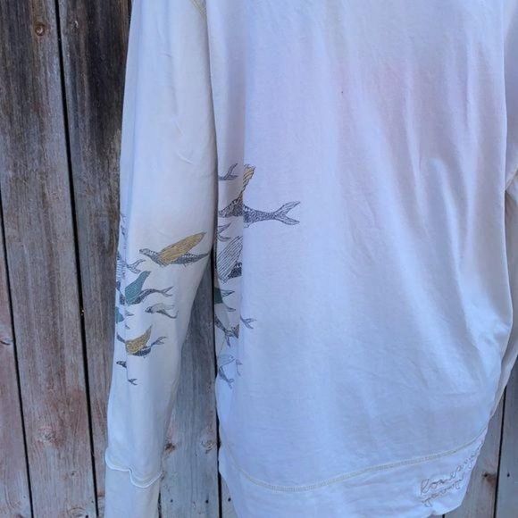 Evolution Lonesome George Galapagos Zippered Hoodie w Fish - Picture 7 of 8